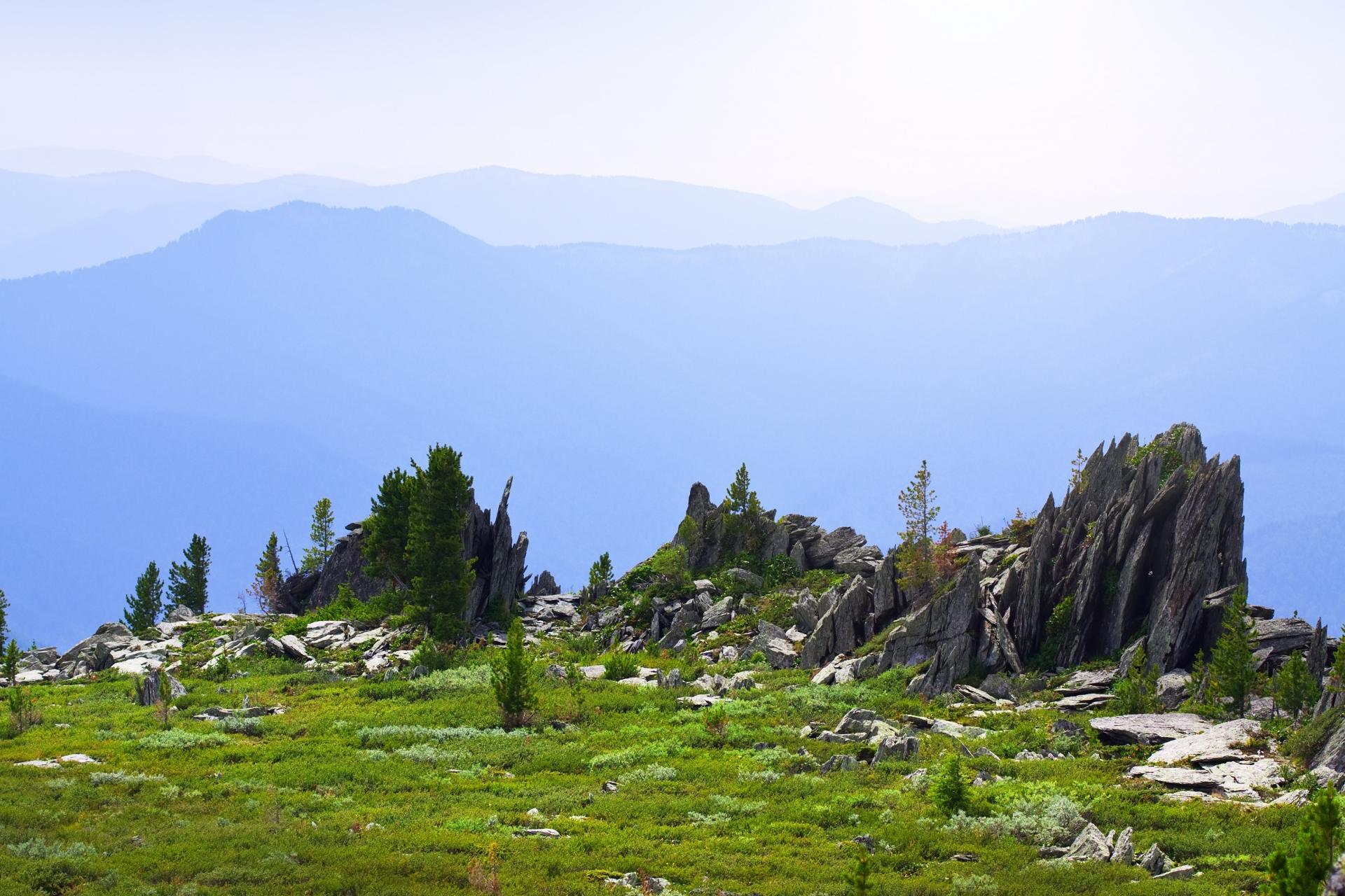 Rocky mountains landscape